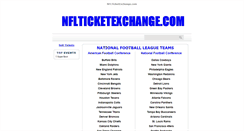 Desktop Screenshot of nflticketexchanges.com